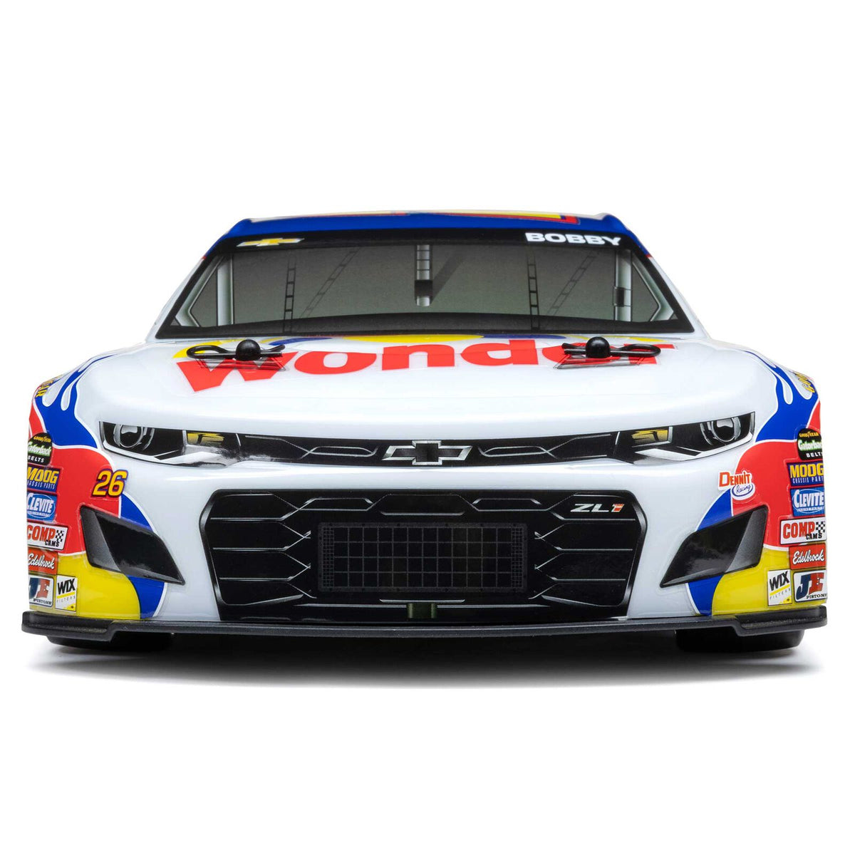1/12 Losi NASCAR Ricky Bobby No. 26 Wonder Bread Chevrolet ZL1 (Battery & Charger Included), LOSF1122626