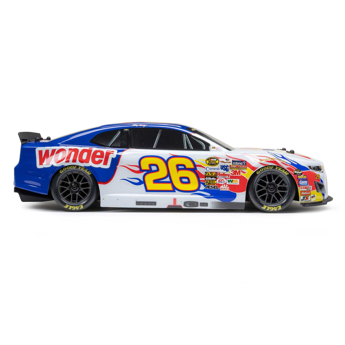 1/12 Losi NASCAR Ricky Bobby No. 26 Wonder Bread Chevrolet ZL1 (Battery & Charger Included), LOSF1122626