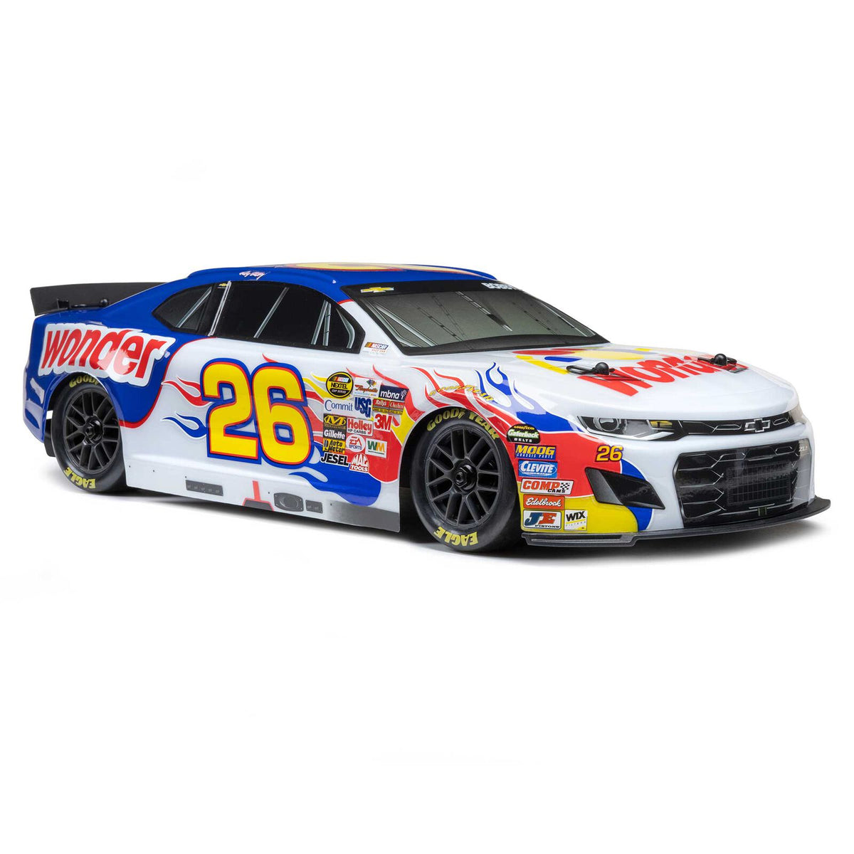 1/12 Losi NASCAR Ricky Bobby No. 26 Wonder Bread Chevrolet ZL1 (Battery & Charger Included), LOSF1122626
