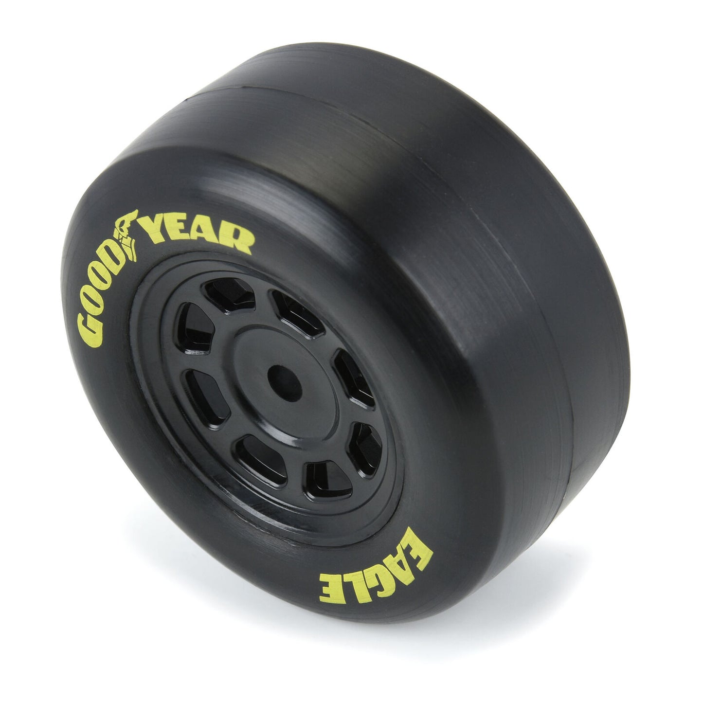 1/12 Goodyear Eagle Truck/Retro Tire F/R MTD Blk Wheels (4): NASCAR GROM, PRO1025910