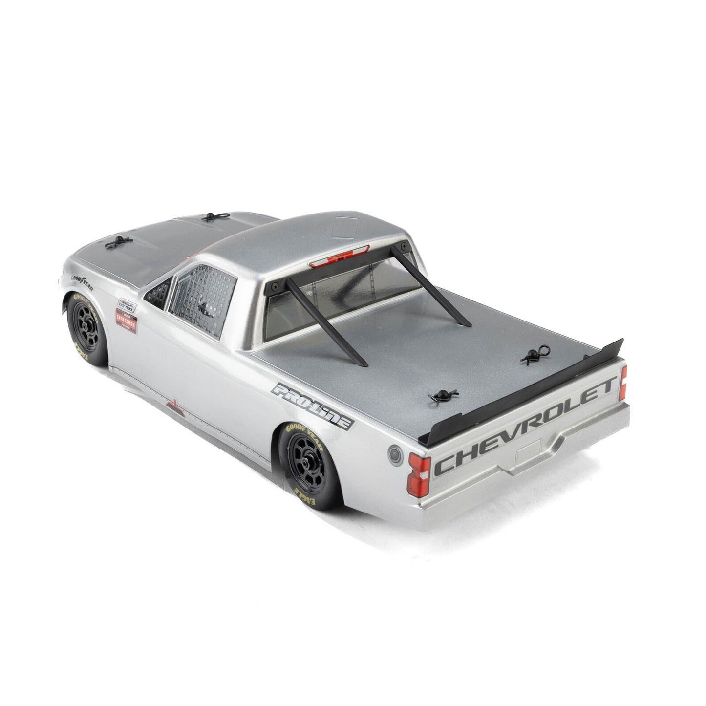 1/12 Pre-Cut 2024 Chevy Silverado Truck Clear Body: Losi NASCAR GROM, PRO365300