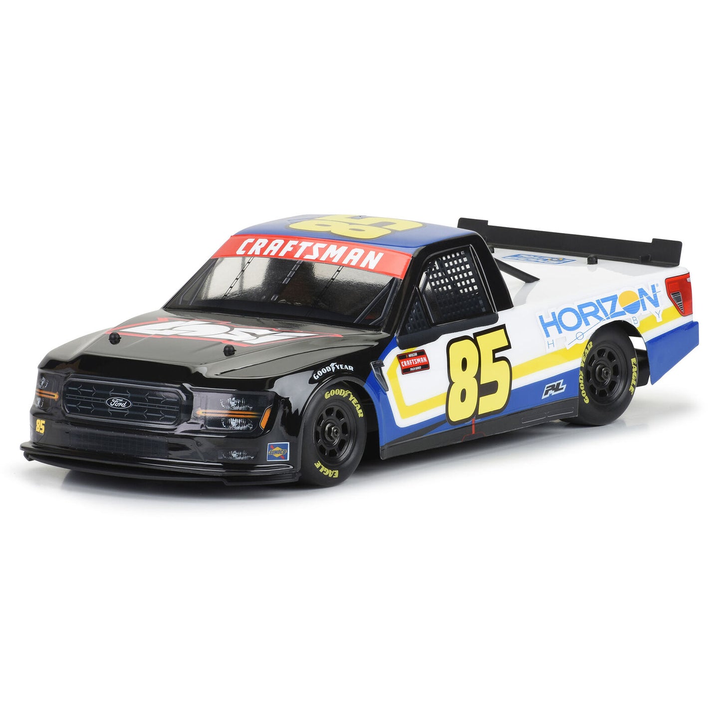 1/12 Pre-Cut 2024 Ford F-150 Truck Clear Body: Losi NASCAR GROM, PRO365400