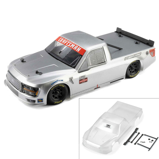1/12 Pre-Cut 2024 Ford F-150 Truck Clear Body: Losi NASCAR GROM, PRO365400