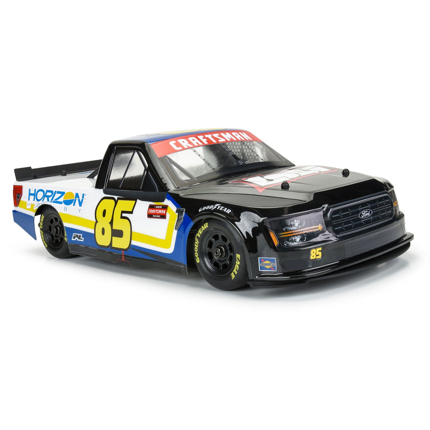 1/12 Pre-Cut 2024 Ford F-150 Truck Clear Body: Losi NASCAR GROM, PRO365400