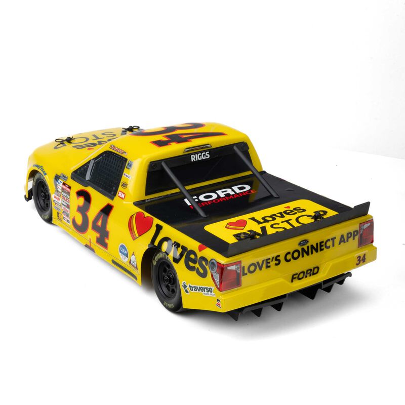Limited Edition 1/12 Pre-Cut/Pre-Painted Layne Riggs #34 Love Yellow Body: Losi NASCAR, PRO365420