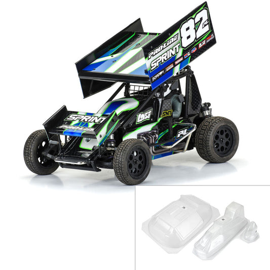 1/10 Sprint Car Light Weight Clear Body Panel Kit for Losi 22S Sprint Car, PRO367400
