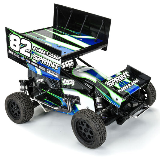 PRO367401 1/10 Light Weight Clear Wing Set: Losi 22S Sprint Car (TLR / Team Losi)