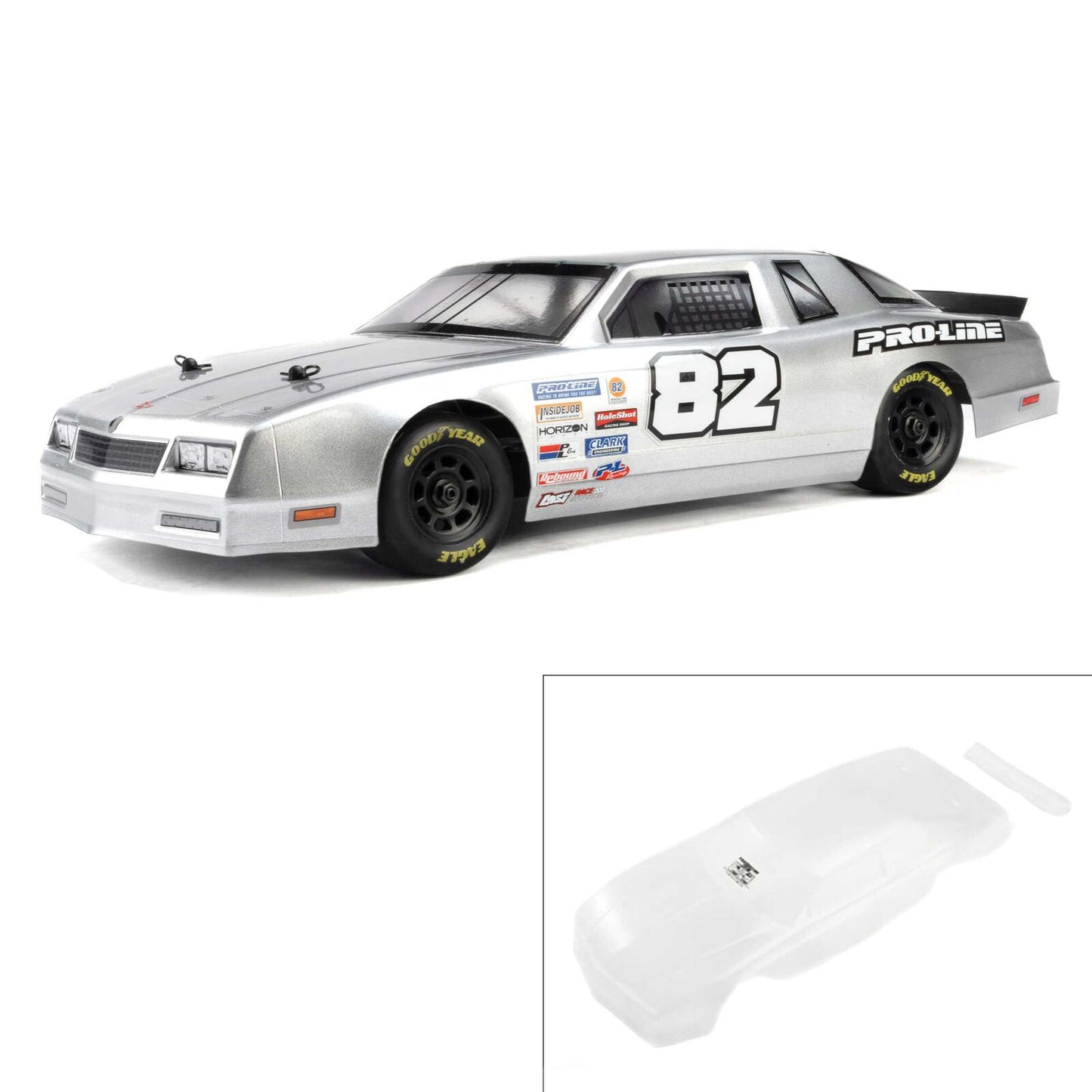 1/12 Pre-Cut 1996 Chevy Monte Carlo Clear Body: Losi NASCAR GROM, PRO371317