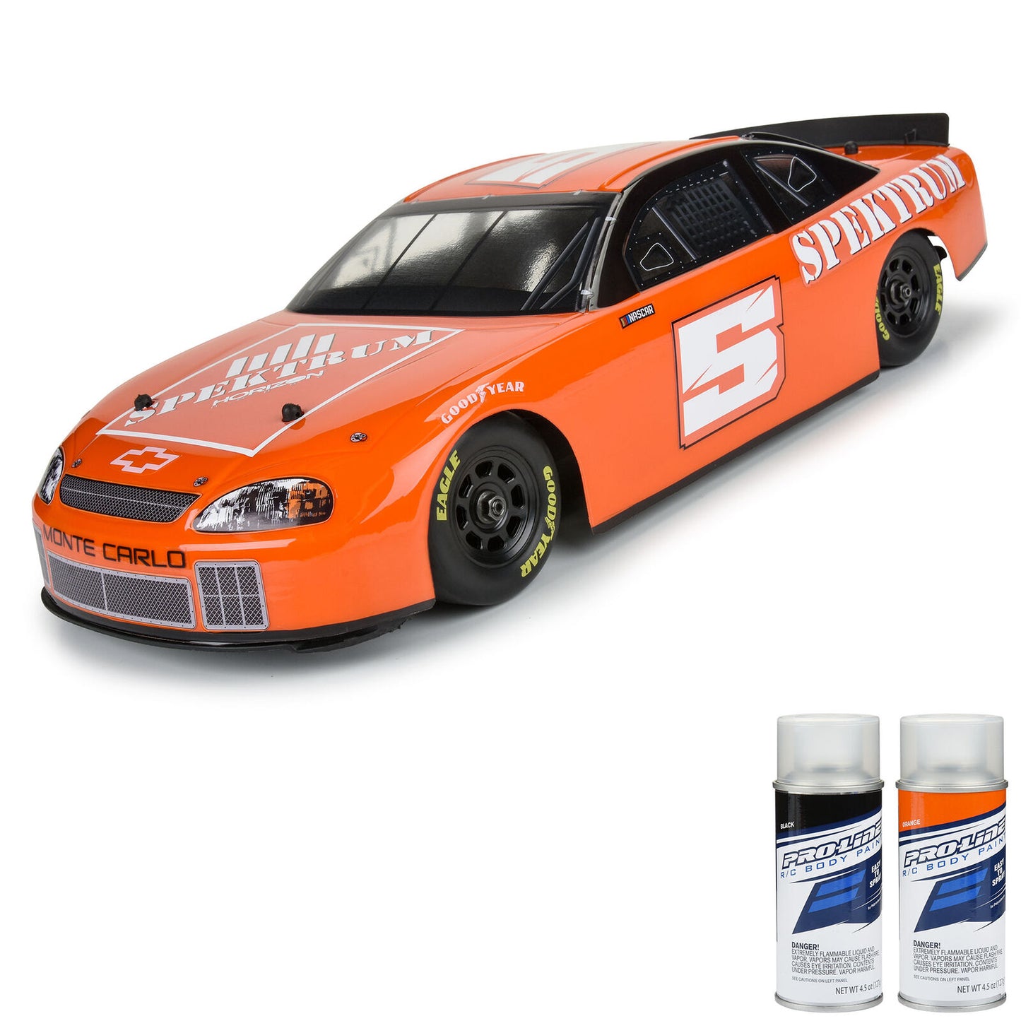 1/12 Pre-Cut 1996 Chevy Monte Carlo Clear Body: Losi NASCAR GROM, PRO371317