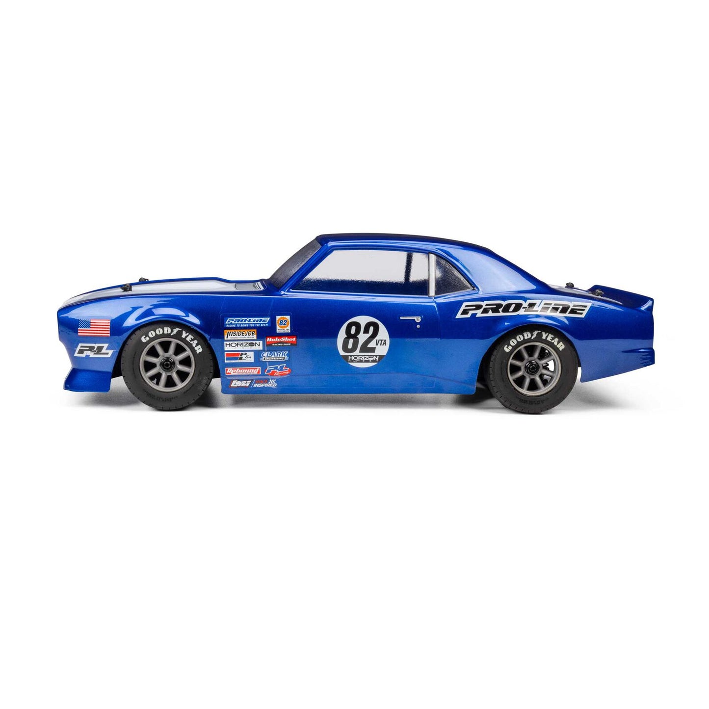 1/12 Pre-Cut 1968 Chevy Camaro Clear VTA Body: Losi NASCAR® Race Car, PRO372717