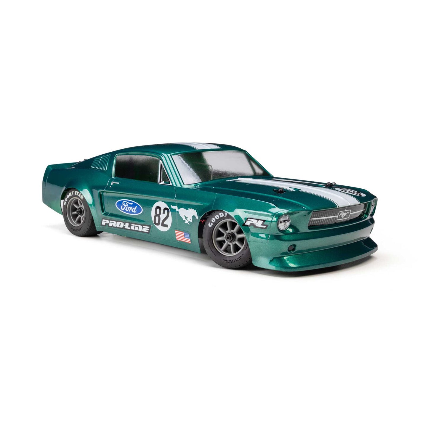 1/12 Pre-Cut 1968 Ford Mustang Clear VTA Body: Losi NASCAR® Race Car, PRO372817