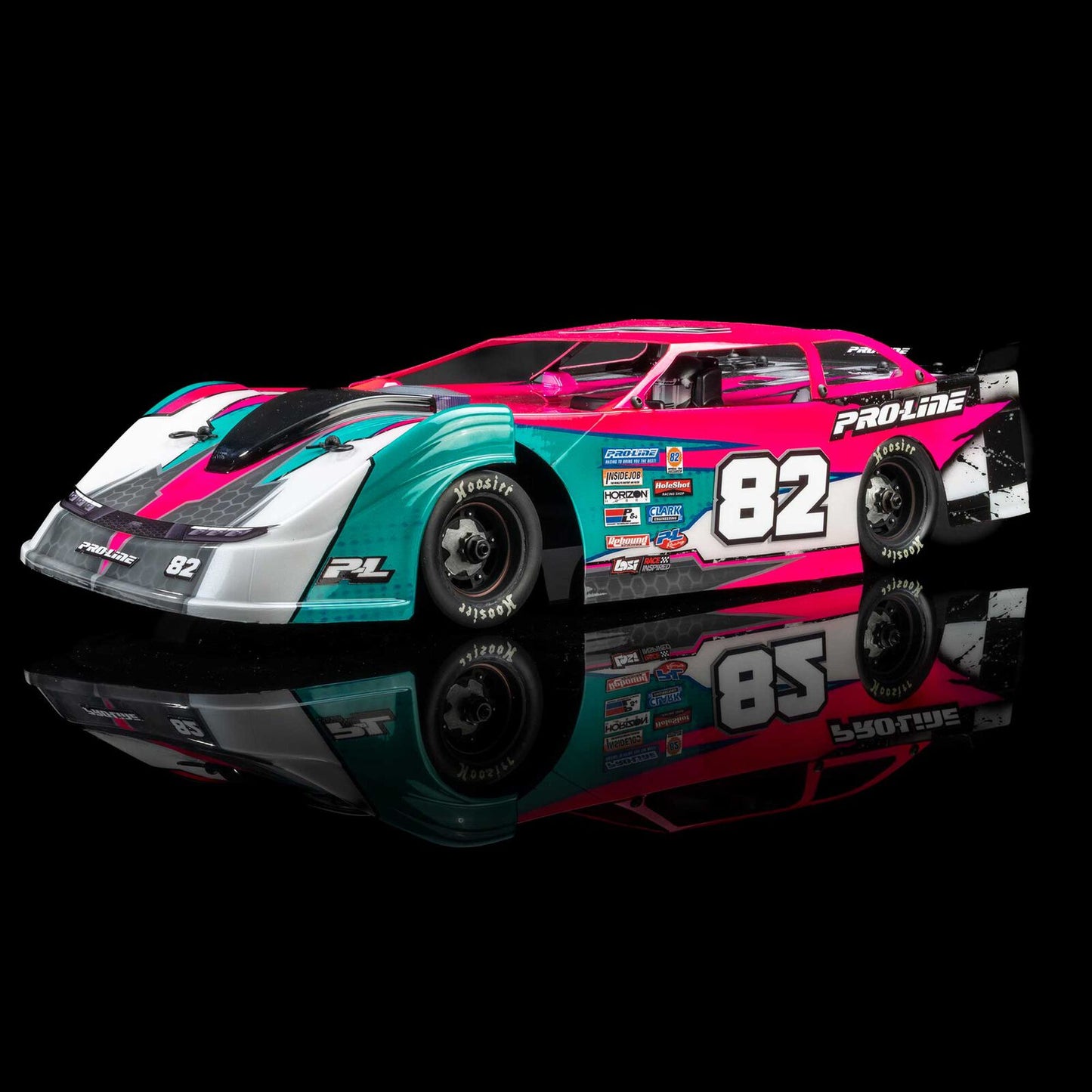 Pro-Line Racing 1/12 Pre-Cut Dirt Late Model Tombstone Hi-Performance Clear Body: Losi GROM ALM and NASCAR, PRO-373717