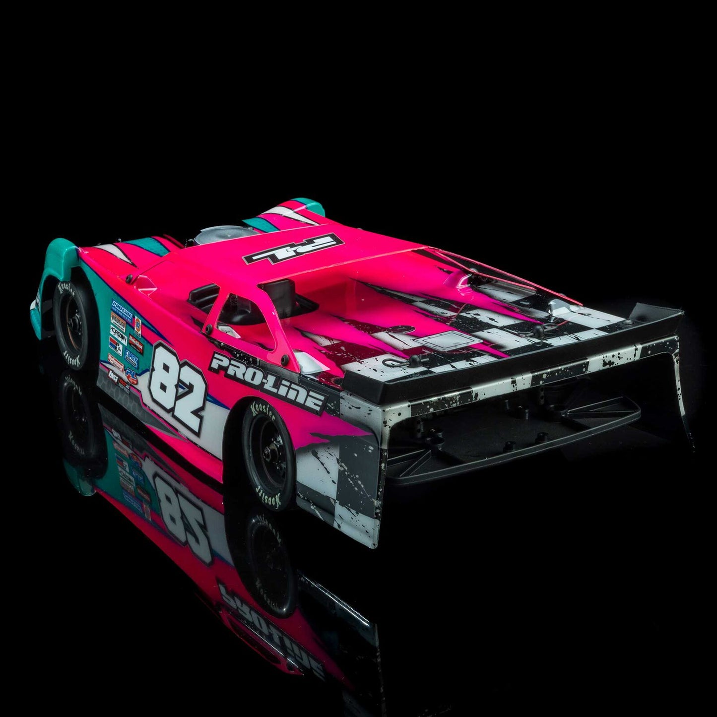 Pro-Line Racing 1/12 Pre-Cut Dirt Late Model Tombstone Hi-Performance Clear Body: Losi GROM ALM and NASCAR, PRO-373717