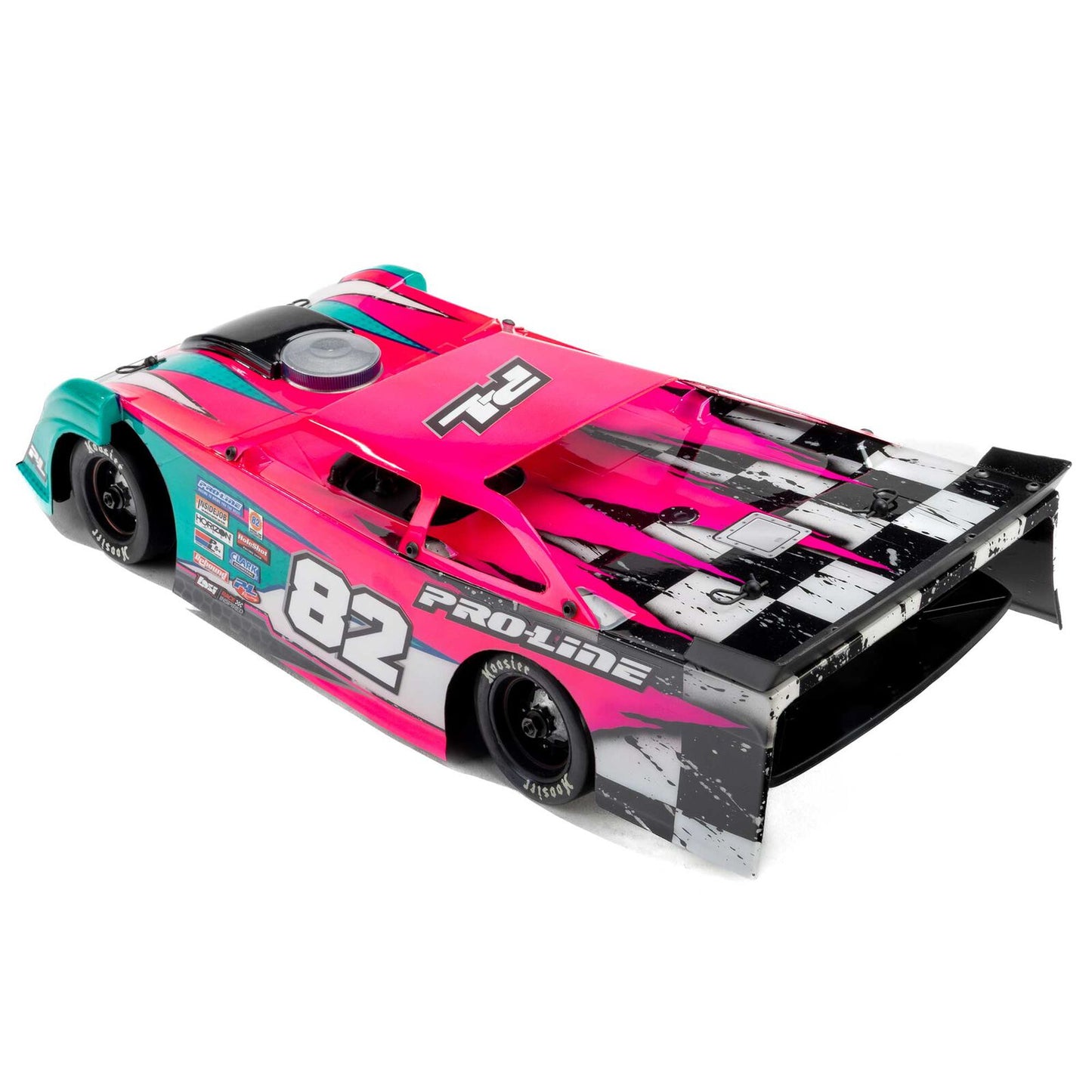 Pro-Line Racing 1/12 Pre-Cut Dirt Late Model Tombstone Hi-Performance Clear Body: Losi GROM ALM and NASCAR, PRO-373717