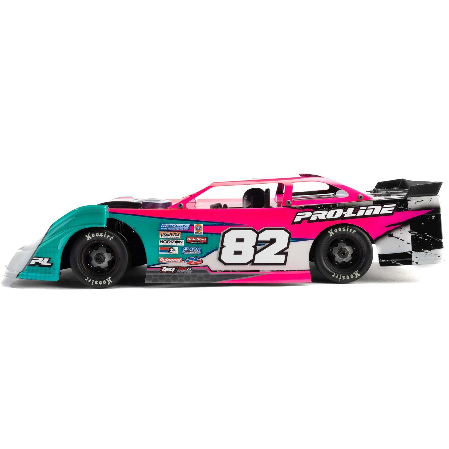 Pro-Line Racing 1/12 Pre-Cut Dirt Late Model Tombstone Hi-Performance Clear Body: Losi GROM ALM and NASCAR, PRO-373717