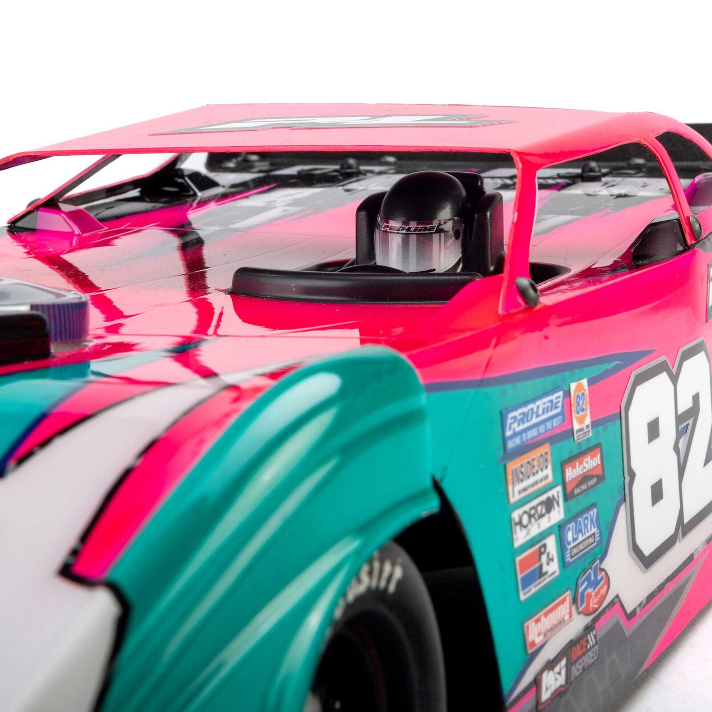 Pro-Line Racing 1/12 Pre-Cut Dirt Late Model Tombstone Hi-Performance Clear Body: Losi GROM ALM and NASCAR, PRO-373717