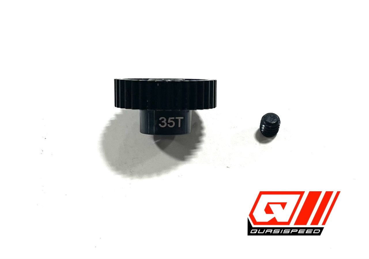 Team GFRP/QuasiSpeed Aluminum Pinion Gears (5mm shaft) for Drag Racing