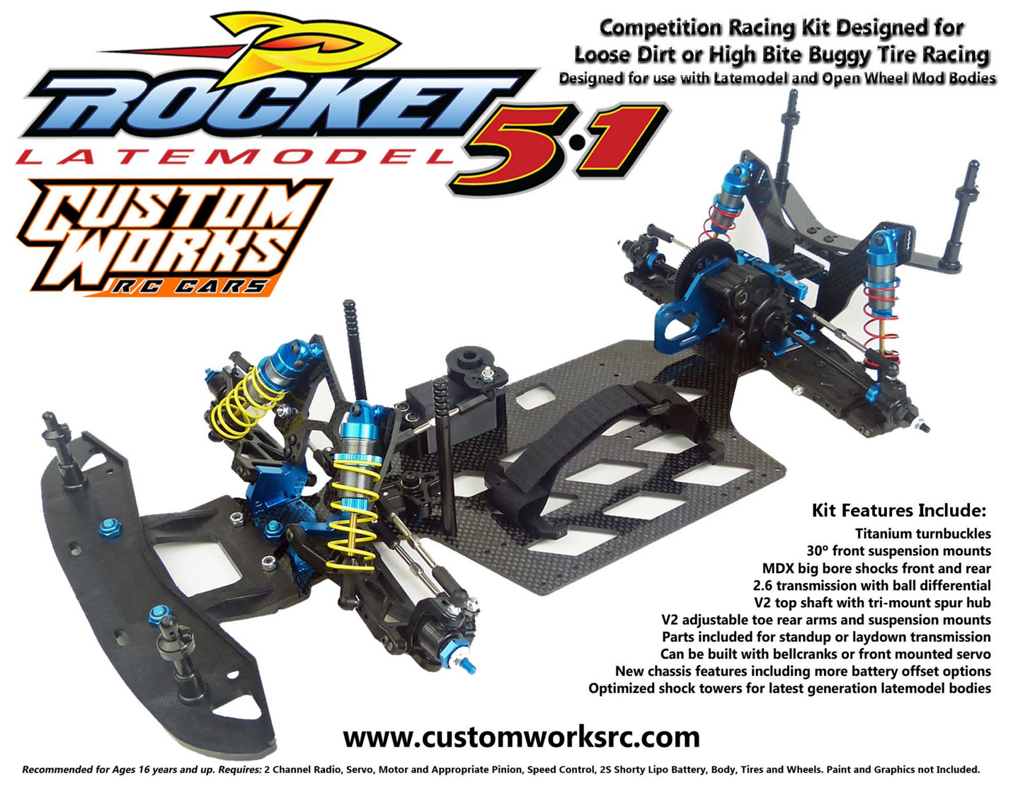 NEW Rocket 5.1 Latemodel / MWM Car Kit, CW-0717