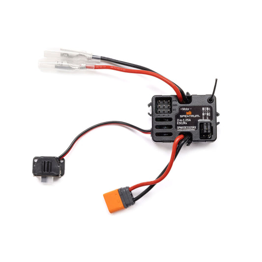 Spektrum RC 25A SLT 2-in-1 ESC / Receiver Combo: NASCAR, SPMXSE3325RX