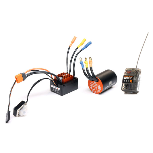 Spektrum RC Smart BL ESC / Motor / RX Combo: 1/12 Losi NASCAR, SPMXSEMC25