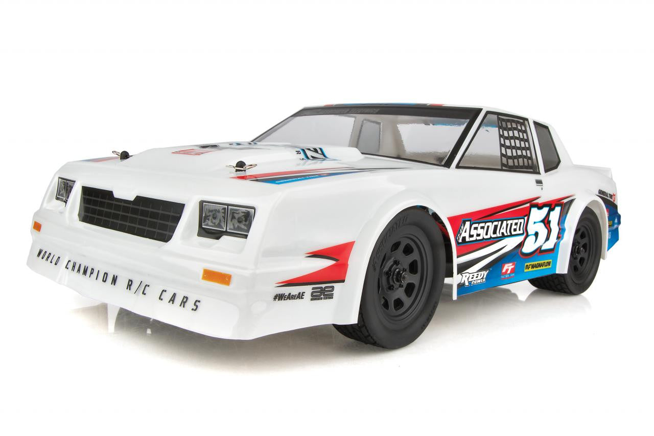 Team Associated SR10 Dirt Oval RTR Car Combo (Radio, Battery & Charger)(White), ASC-70030C