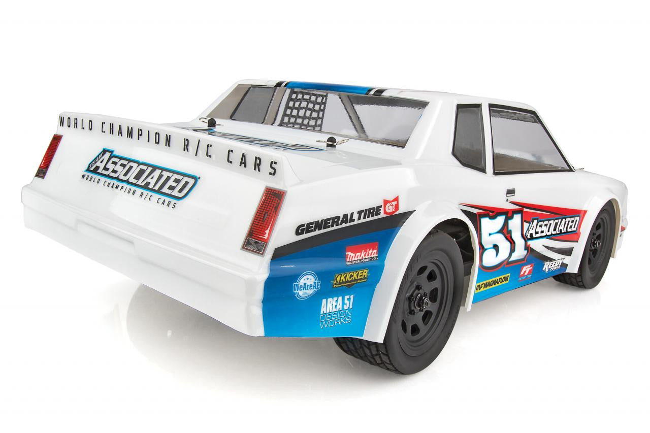 Team Associated SR10 Dirt Oval RTR Car Combo (Radio, Battery & Charger)(White), ASC-70030C