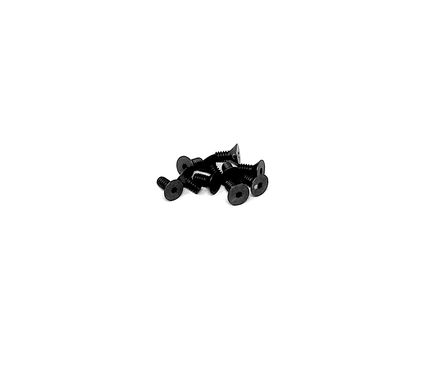 4-40 x 1 /4 Flat Head Socket Screws - Aluminum