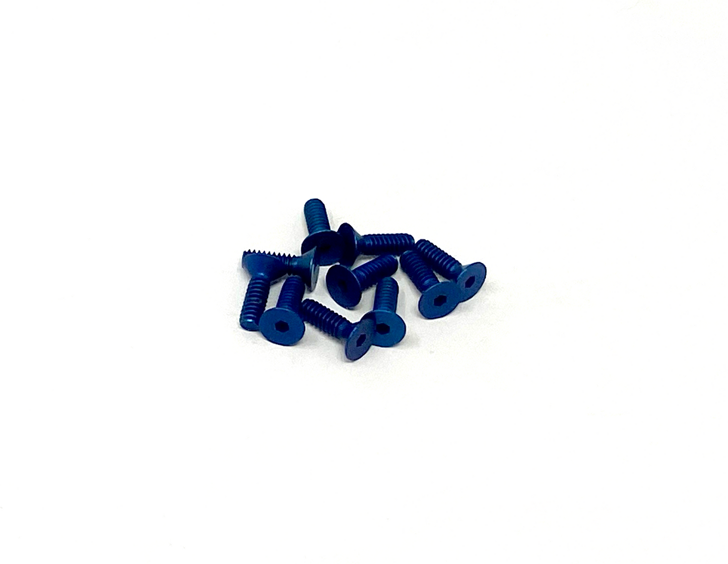 4-40 x 3/8 Flat Head Socket Screws - Aluminum