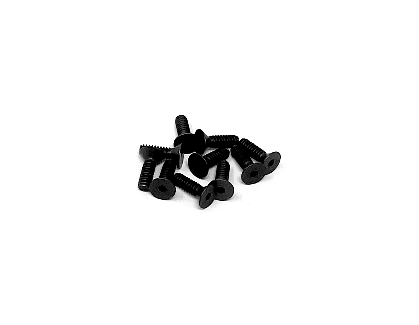 4-40 x 3/8 Flat Head Socket Screws - Aluminum