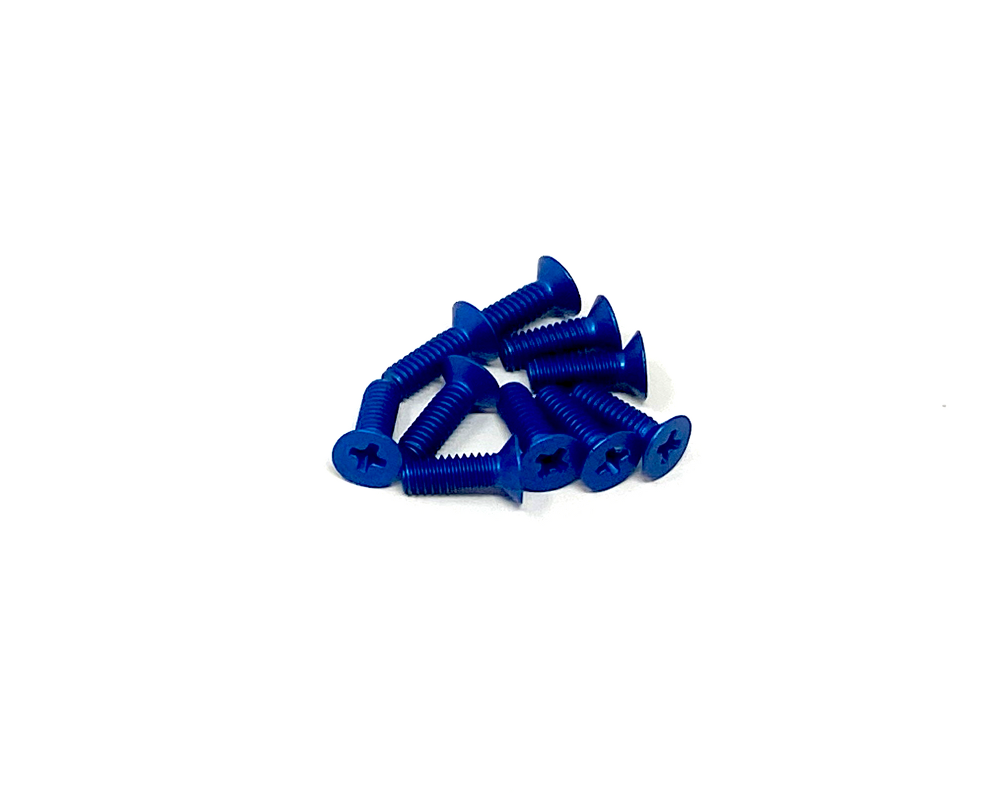 8-32 x 1/2 Flat Head Phillips Screws - Aluminum