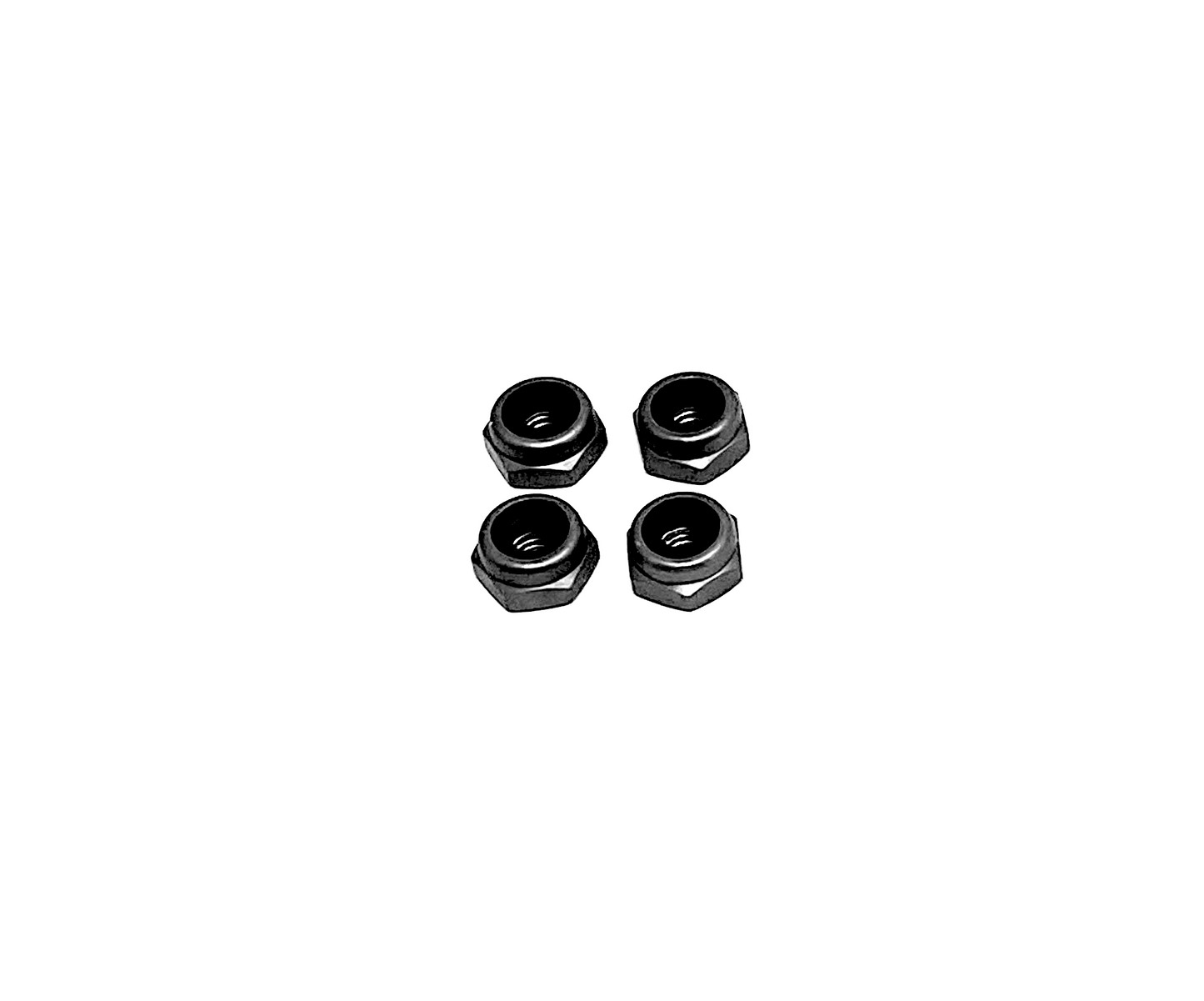 8-32 Hex Lock Nut Low Profile - Aluminum