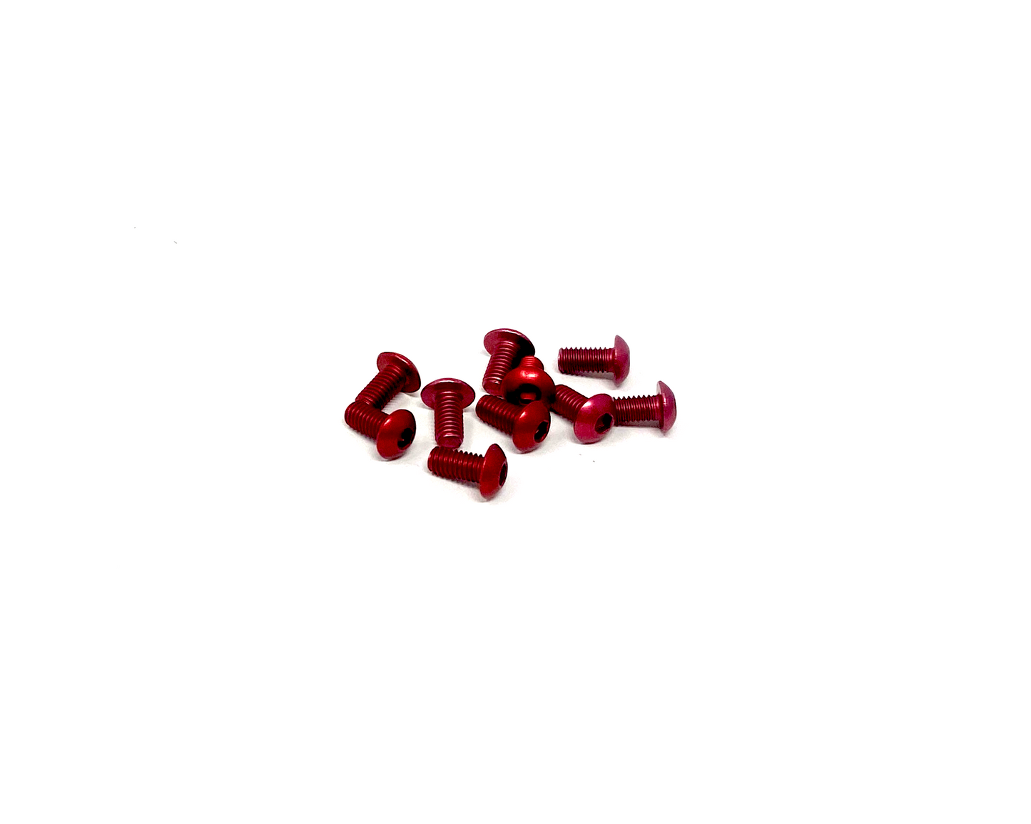 M3 x 6mm Button Head Socket Screws - Aluminum