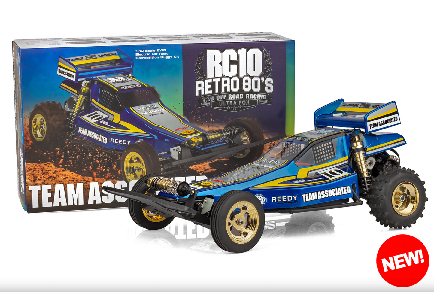 RC10 Retro 80's Ultra Fox Kit, ASC-6051