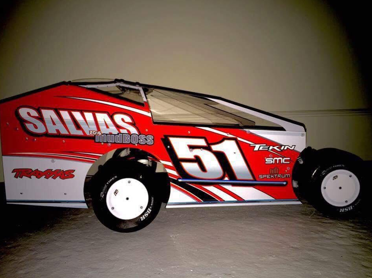 2025 Salvas MudBoss PreCut Dirt Modified Body fits Traxxas Slash, SAL-1000