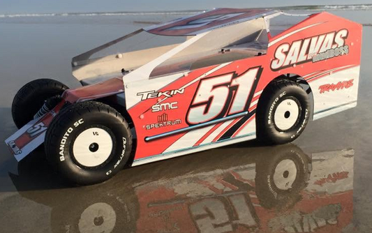 2025 Salvas MudBoss PreCut Dirt Modified Body fits Traxxas Slash, SAL-1000