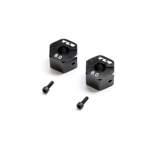 Wheel Hex 12mm x 8.0mm (2), TLR-1161