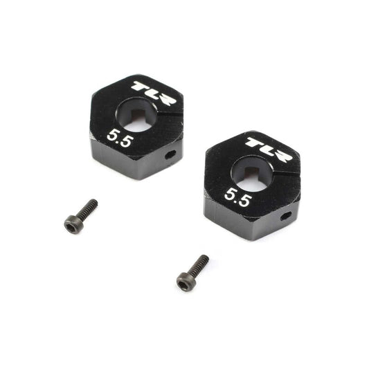 Wheel Hex 12mm x 5.5mm (2), TLR232114