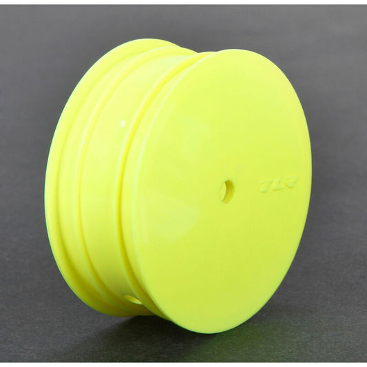 1/10 Front Buggy 2.2 Wheels, 12mm Hex, Yellow (2): 22 3.0, TLR43010