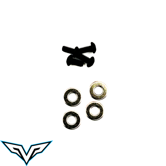 Team Velocity RC Shock Piston Screw and Washer (4), VEL-54500