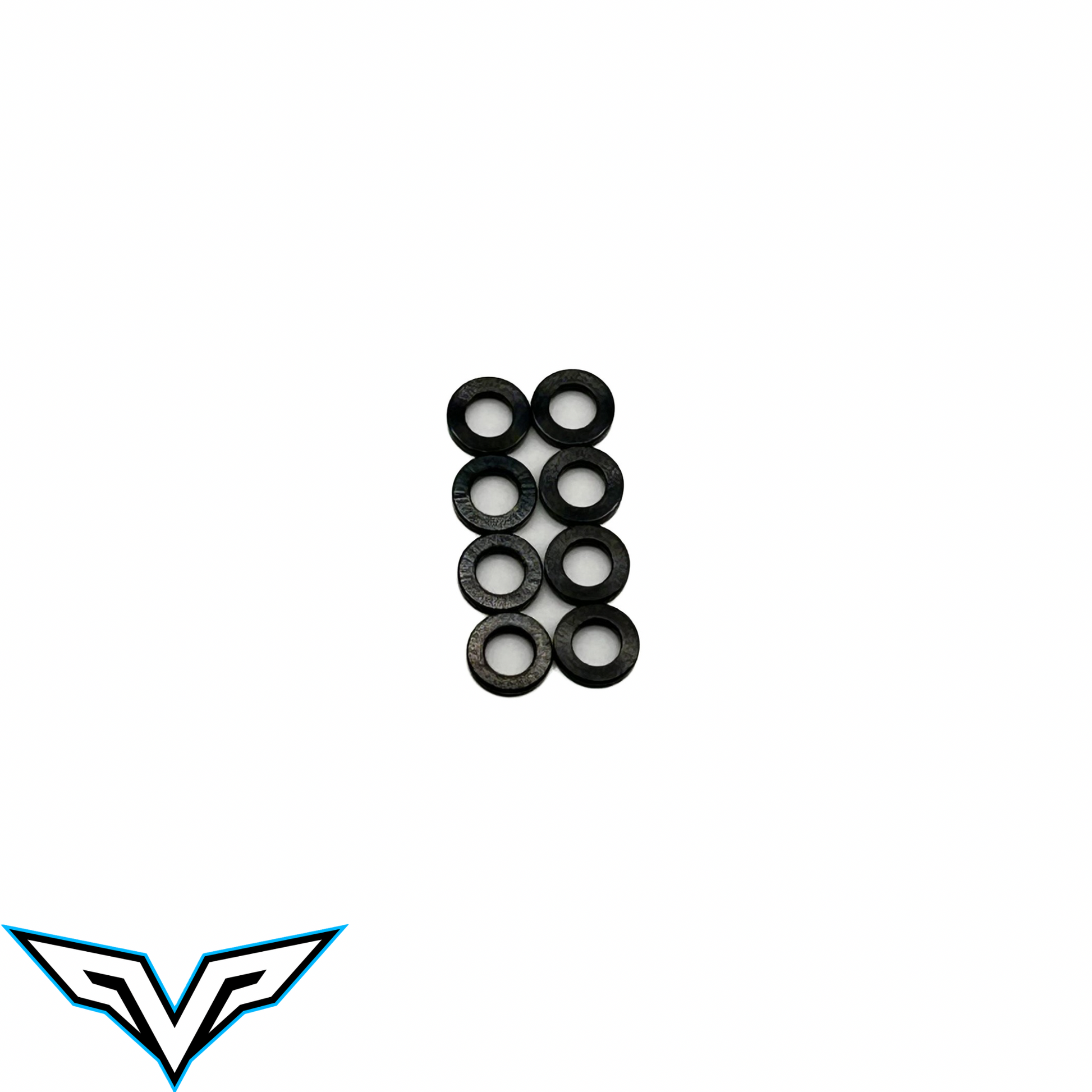 Team Velocity RC 1mm Aluminum Spacer - M3 (8), VEL-61701