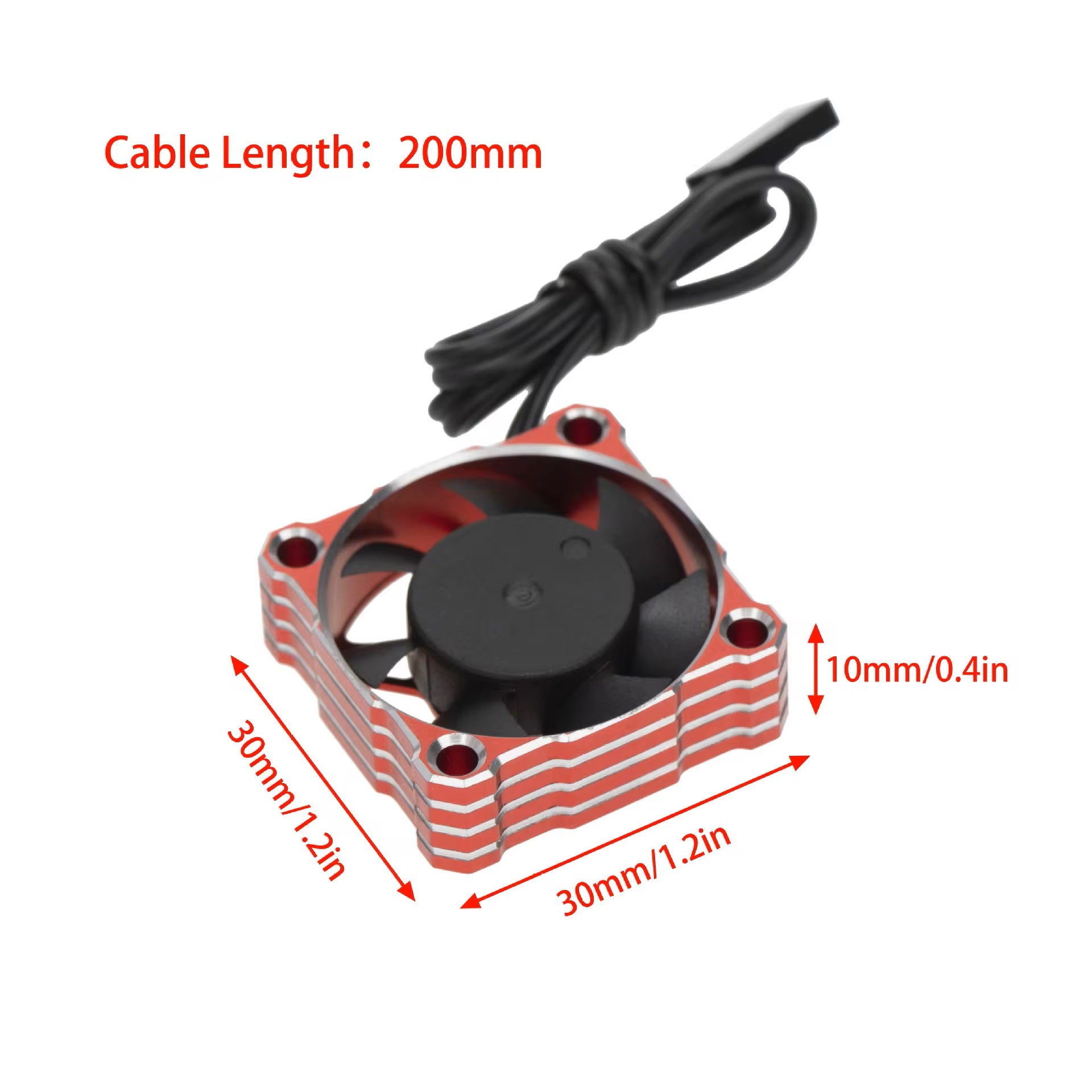 Vault RC Extreme Aluminum High Speed HV Cooling Fan 30x30x10mm, VRC ...
