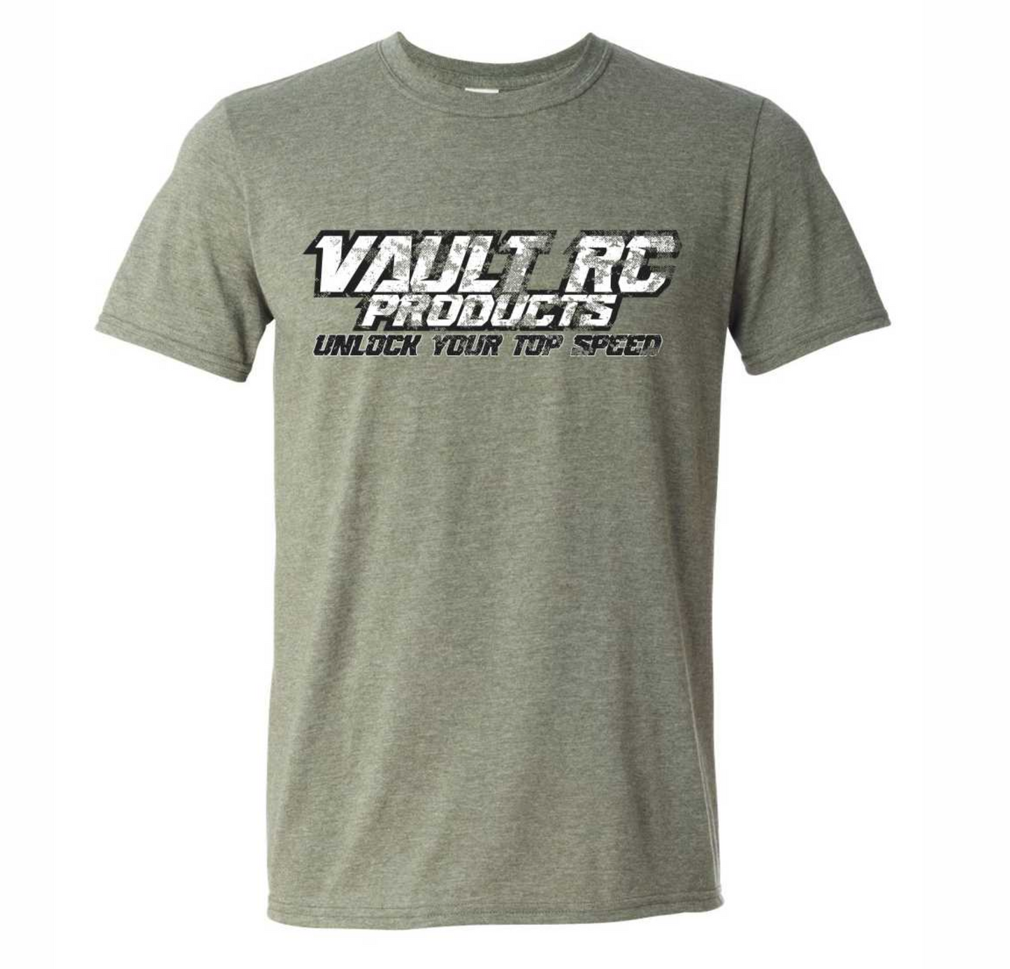 2026 Vault RC Logo T-shirt (Heather Military Green)