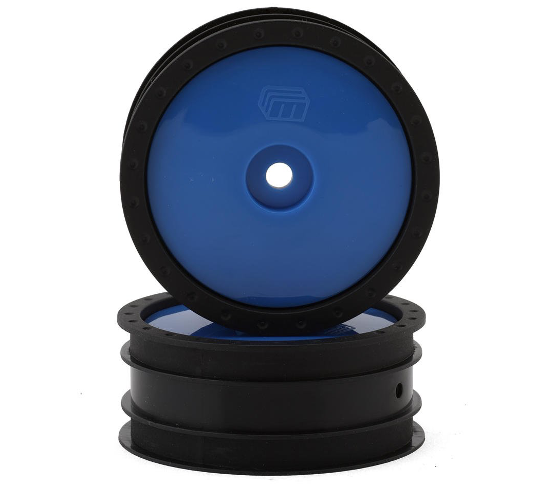 Whitz Racing Products 1/10 Whiplash Front 2.2" Sprint Car Wheels, 12mm Hex (2)