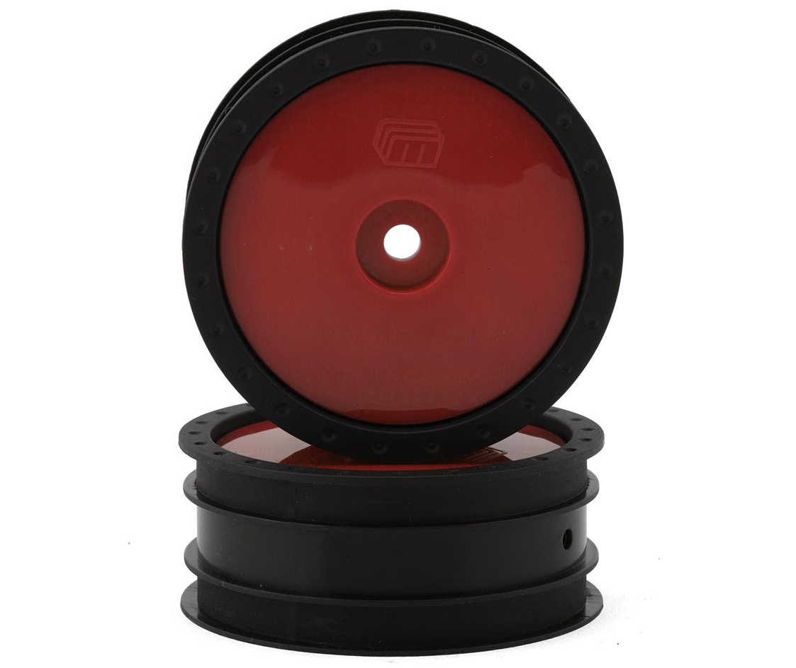 Whitz Racing Products 1/10 Whiplash Front 2.2" Sprint Car Wheels, 12mm Hex (2)