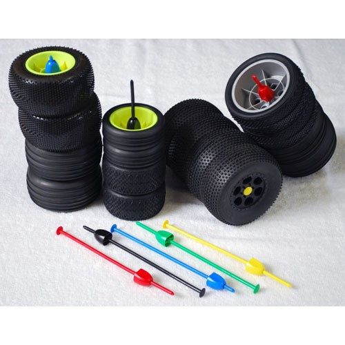 Zip Stix / Black, Blue, Green, Red / 4pcs, DER-ZS4-BLK