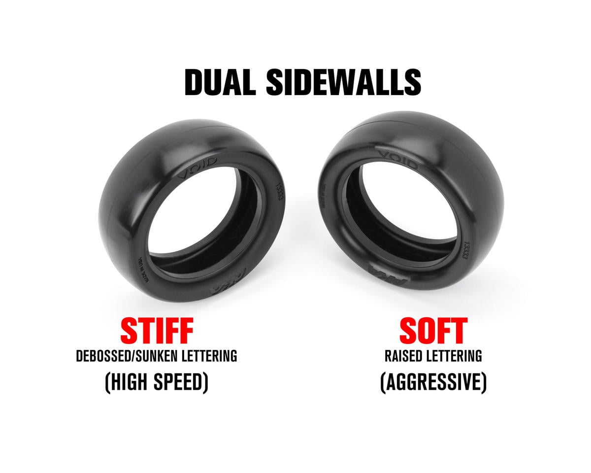 AKA Void 2.2" Front 2WD/4WD Buggy Tires (2), AKA13333