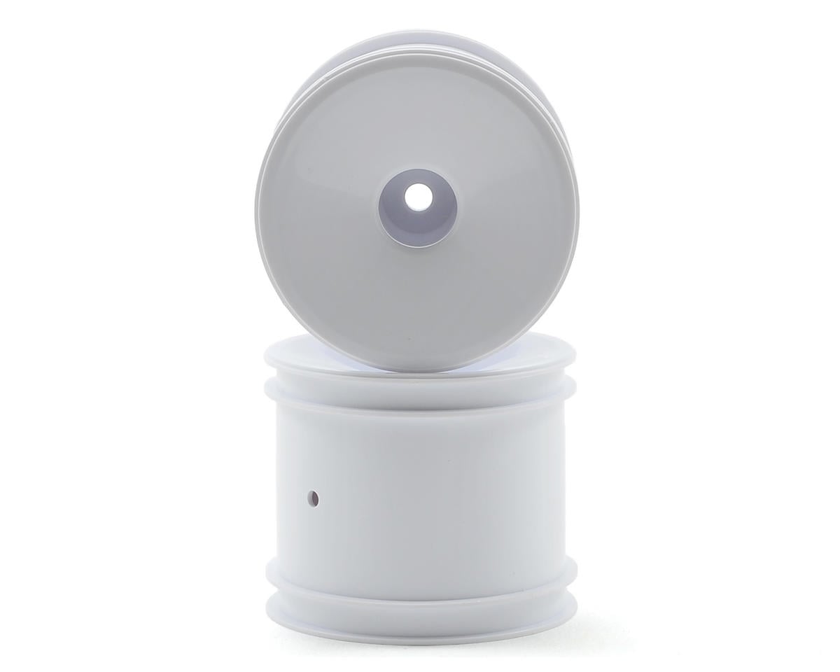 12mm Hex Stadium Truck Dish Wheel (2) (White), ASC-7852