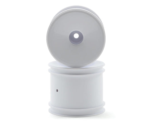 12mm Hex Stadium Truck Dish Wheel (2) (White), ASC-7852