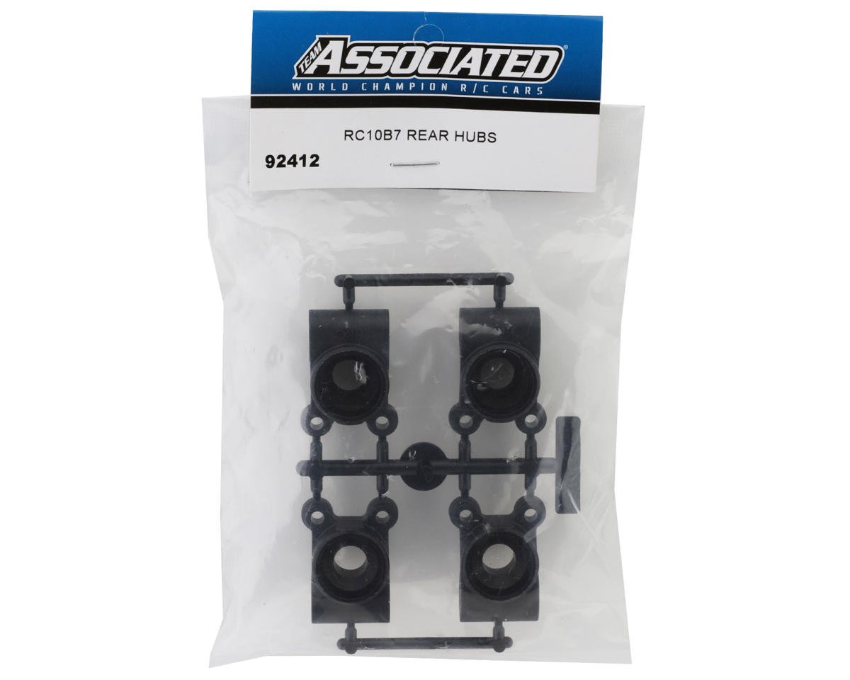 RC10B7 FT Rear Hubs (4), ASC-92412