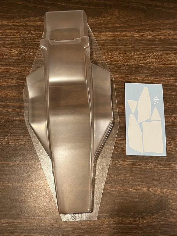 Viper Body & Wing - Vintage Team Associated Viper Aftermarket Body Set, BKR0009